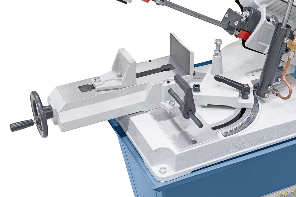 Pásová pila na kov 400 V 750 W, pojízdná, s chlazením obrobku - Bernardo EBS 128 CL