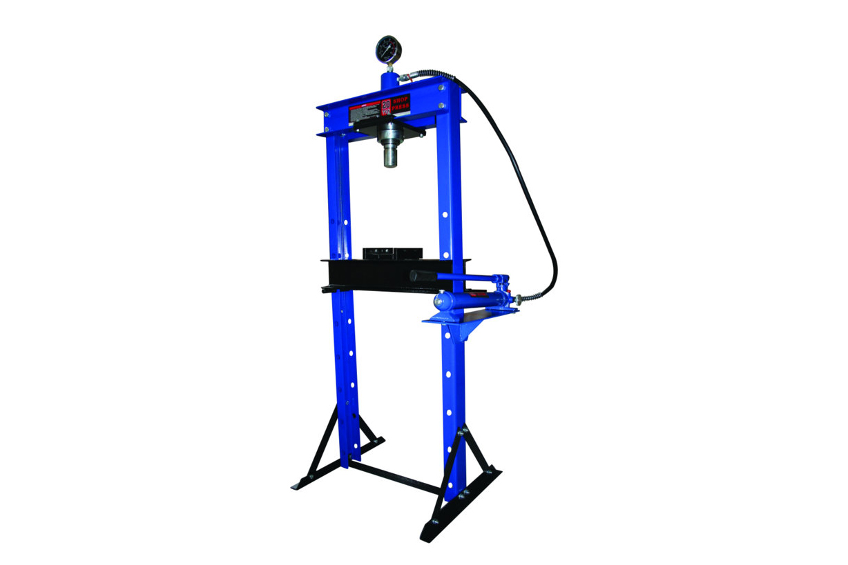 Hydraulický lis 20 tun, posuvná hlava a manometr - ASTA A-20005
