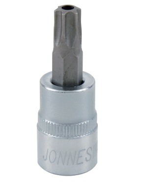 Zástrčná hlavice TORX s otvorem 3/8" 6hranná, rozměr TT20 - JONNESWAY S08H320 Velikost: TT15