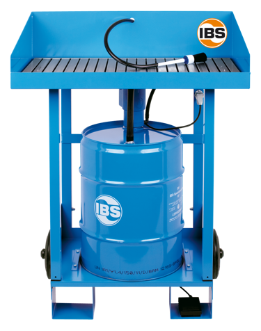 IBS Scherer Mycí stůl typ F2 pojízdný, 50 litrů, nosnost 100 kg, elektrické čerpadlo a štětec - IBS