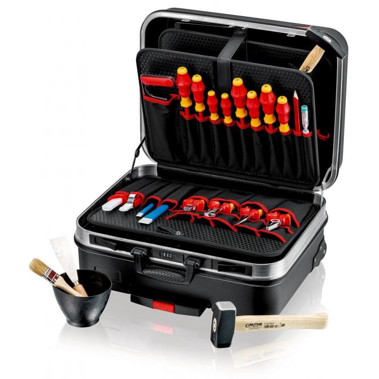 Kufr s nářadím VDE BIG Basic Move pro elektrikáře, sada 24 dílů – KNIPEX 00 21 06 HL S