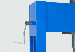 AC Hydraulic Hydraulický lis - extra tlak 100 tun, posuvná hlava, s manometrem a pedálem - P100H - Obrázek 3