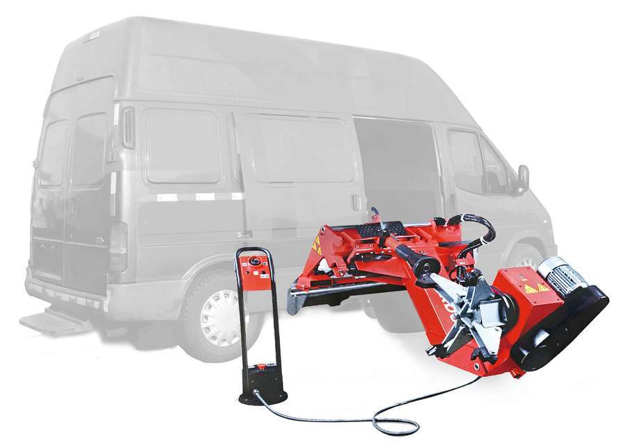 Mobilní zouvačka LC589, 400 V, 13-26", instalace do dodávky