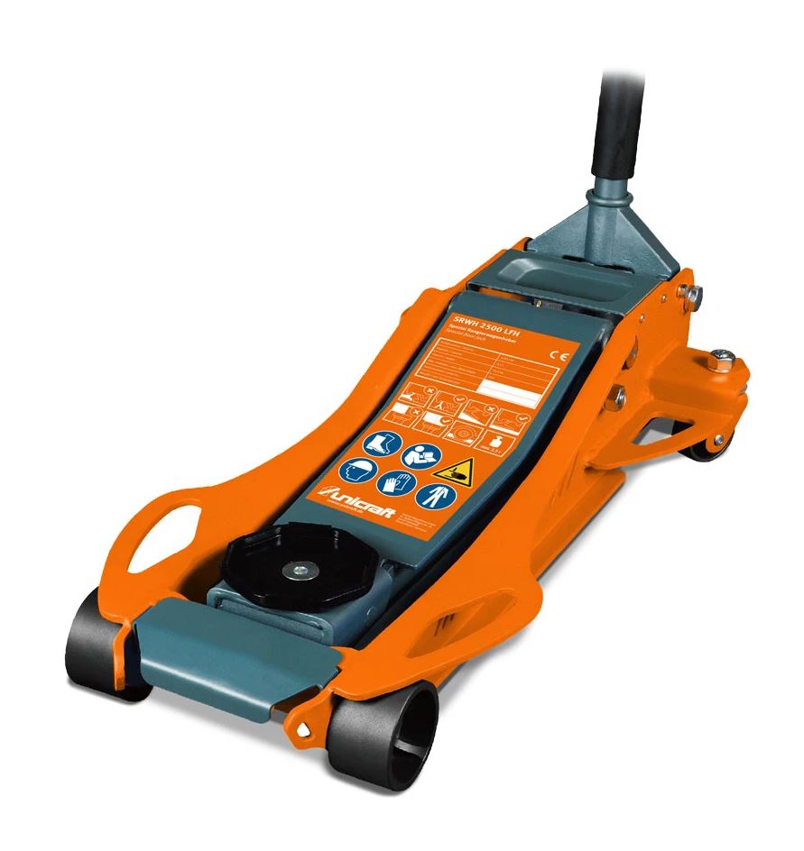 Hydraulický zvedák pojízdný 3 t SRWH 3000 LFH, rozsah 110-580 mm, dvojitá pumpa