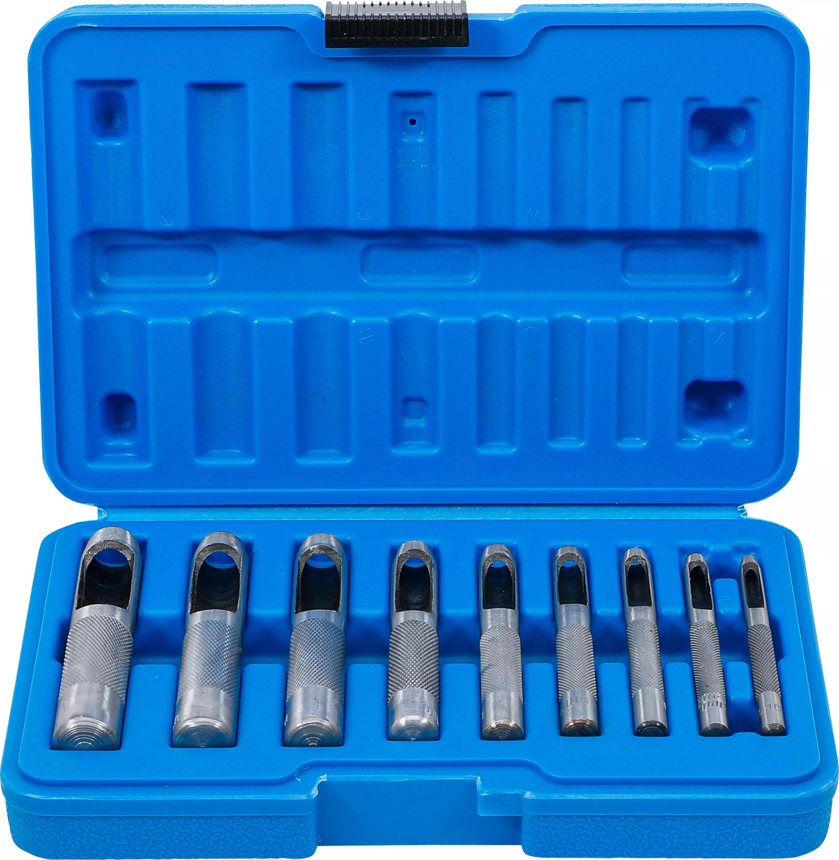 BGS technic Tyčové výsečníky – děrovače, průměr 3-12 mm, sada 9 ks – BGS 565