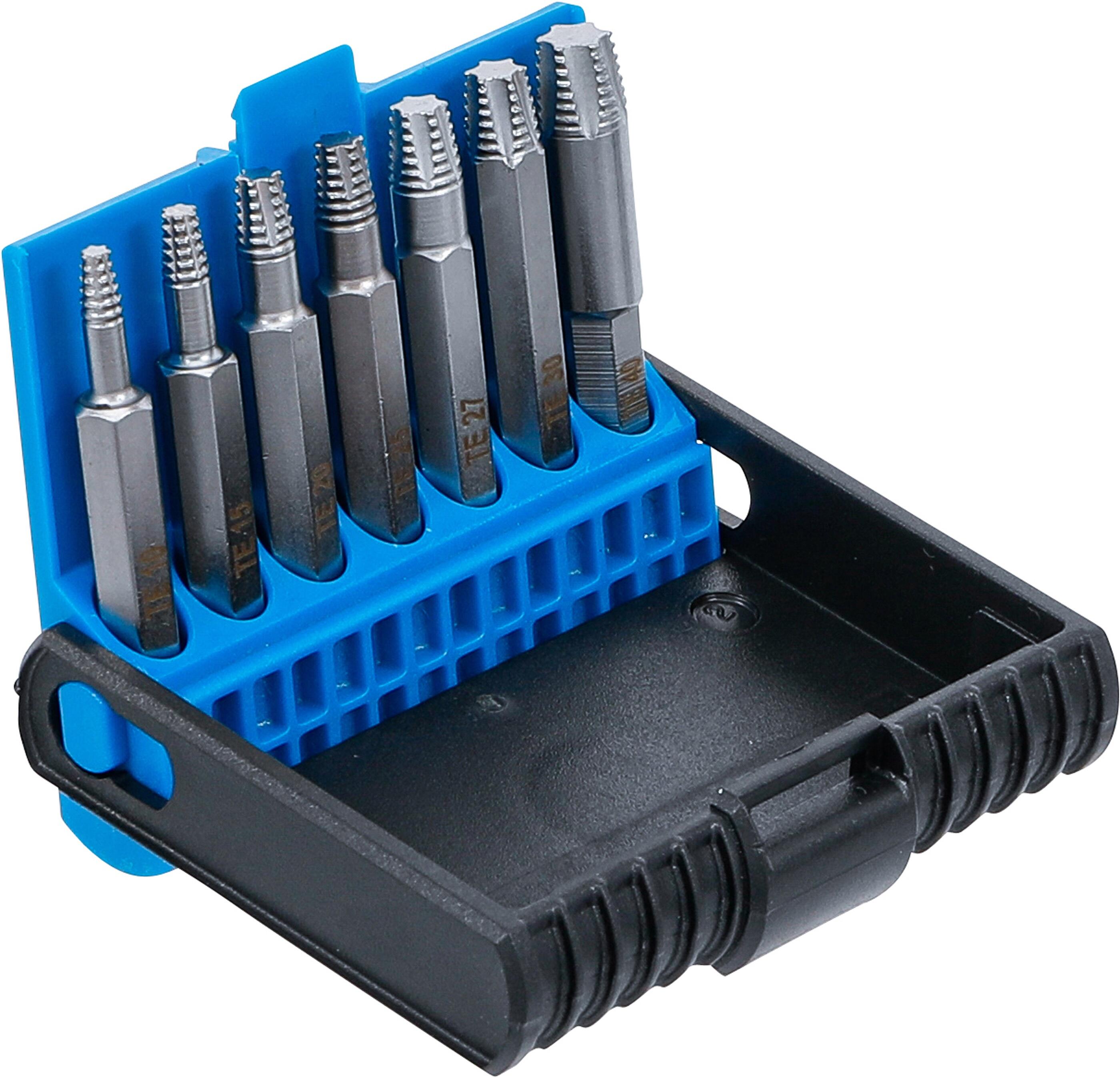 Bity 1/4" pro poškozené šrouby TORX T10-T40, sada 7 dílů - BGS 5284