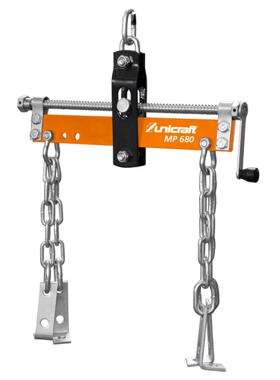 Závěsný držák motoru 680 kg, pro dílenské jeřáby - Unicraft MP 680