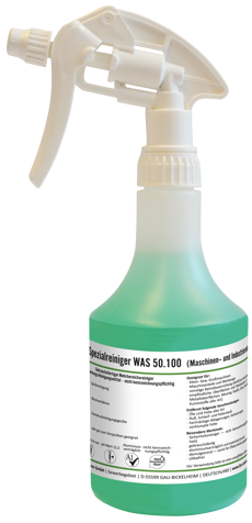 Čistící prostředek WAS 50.100, 6x500 ml s rozprašovačem, bez označení - IBS Scherer