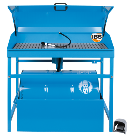 IBS Scherer Mycí stůl typ MD 200 litrů, extra nosnost 250 kg, elektrické čerpadlo, štětec - IBS
