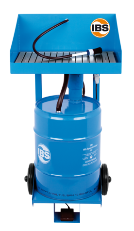 IBS Scherer Mycí stůl typ F pojízdný, 50 litrů, nosnost 40 kg, elektrické čerpadlo, štětec - IBS