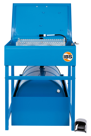 Mycí stůl typ L 200 litrů, nosnost 60 kg, elektrické čerpadlo, štětec - IBS Scherer