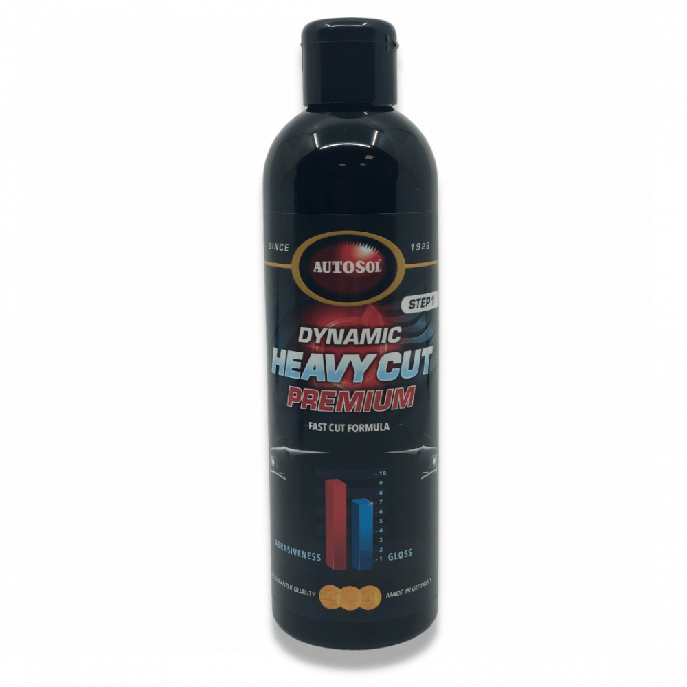 Dynamic Heavy Cut Premium hrubá pasta na lak, leštící pasta, láhev 250 ml - AUTOSOL