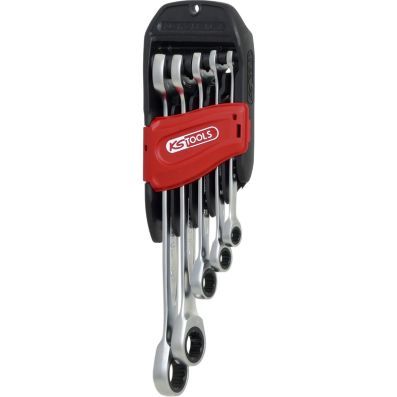 Očkoploché klíče s ráčnou, 8 - 19 mm, sada 5 ks - KS TOOLS 503.5205