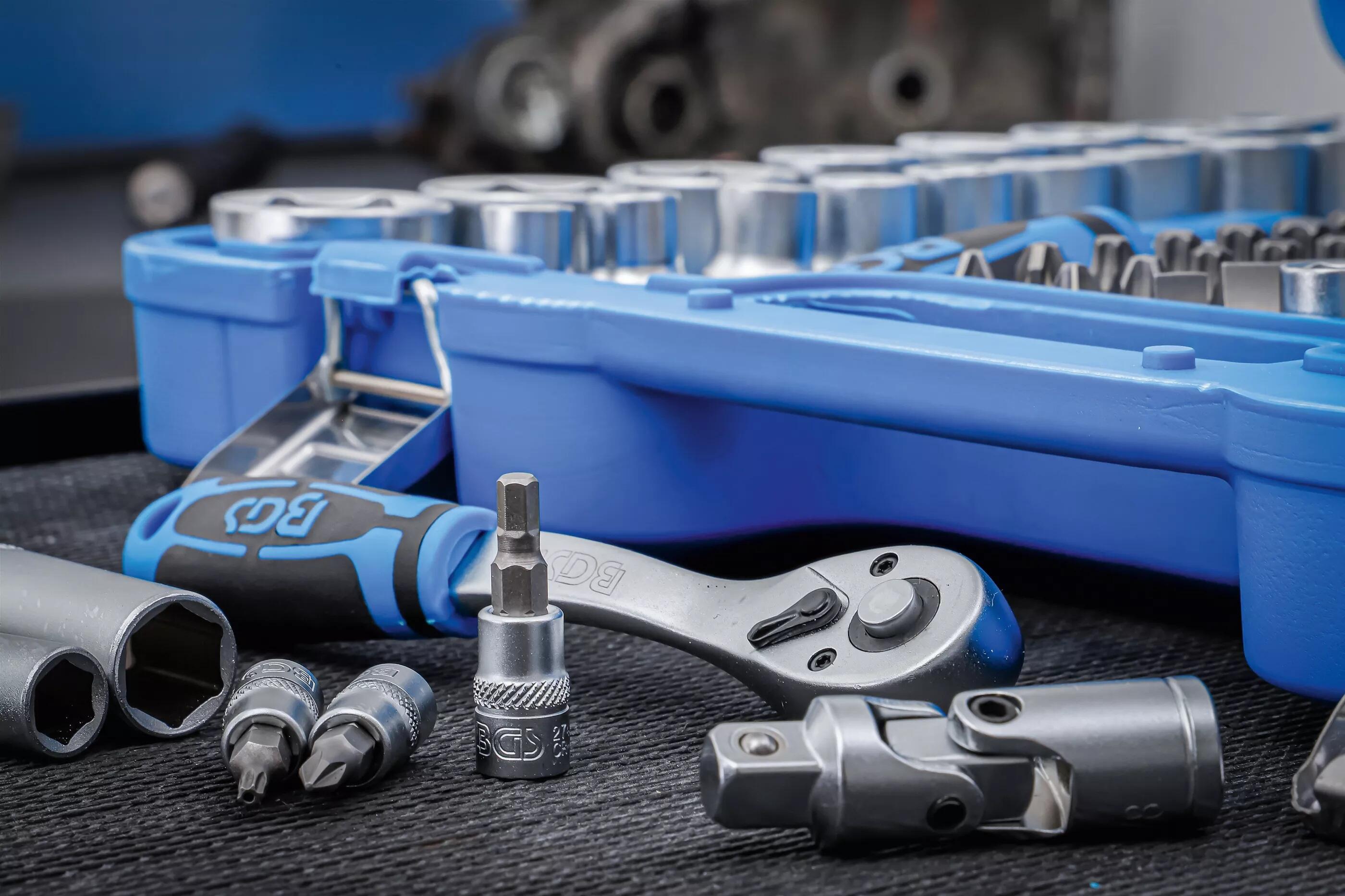 Gola sada 1/4", 3/8", 1/2", šestihranné hlavice Pro Torque, palcové, 192 ks - BGS 2245