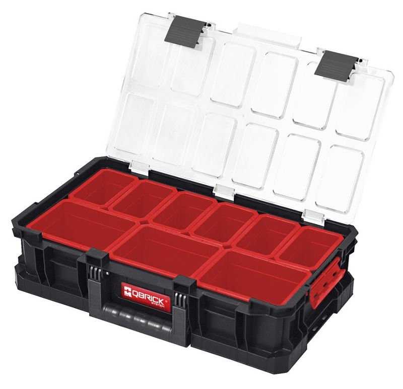 Organizér QBRICK SYSTEM TWO Organizer Plus, plastový, 9 vyjímatelných boxů