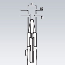 KNIPEX - Kleště klíčové 180mm (paralelní čelisti) 35mm