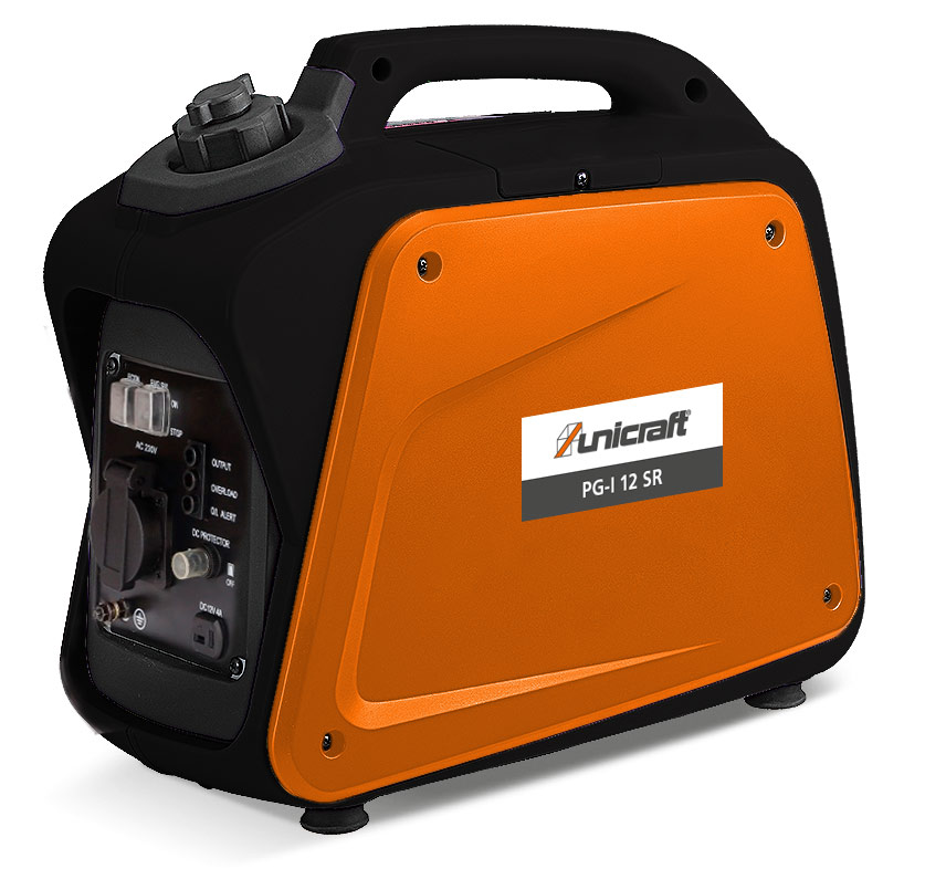 Unicraft® Invertorová benzínová elektrocentrála 1100 W, 1 zásuvka 230 V - UNICRAFT PG-I 12 SR