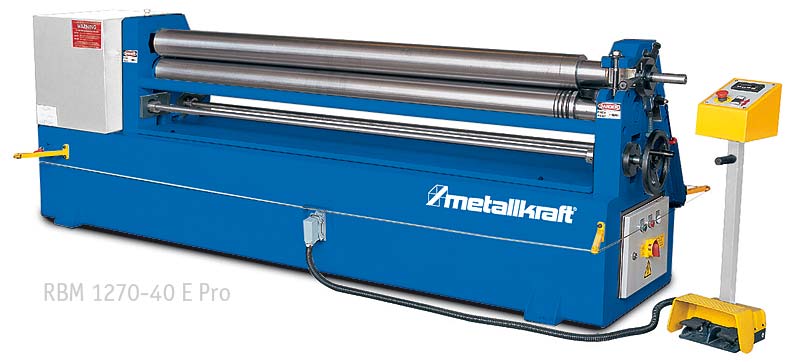 Metallkraft® Elektrická zakružovačka plechu RBM 1550-40 E PRO