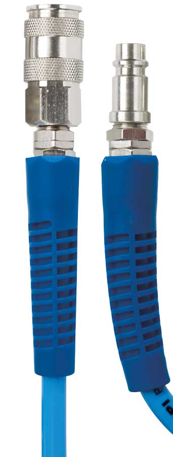 Spirálová PU hadice PRO 6 m, O 8/12 mm, 8 bar s rychlospojkami