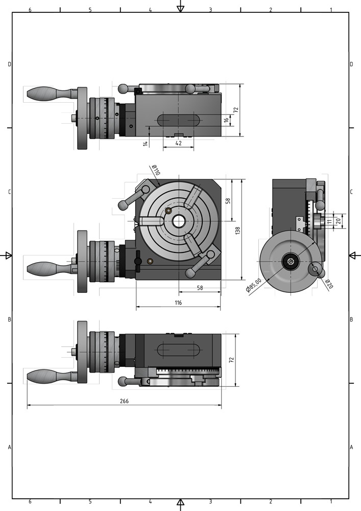OPTIMUM Dělicí stůl RT 100