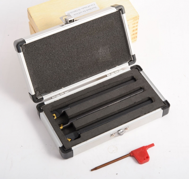 OPTIMUM Vnitřní soustružnické nože HM 10 mm, sada – 3 ks
