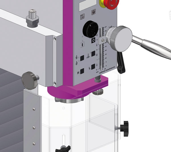 OPTIMUM Vrtačko-frézka OPTImill MH 50 G (obrázek 4)