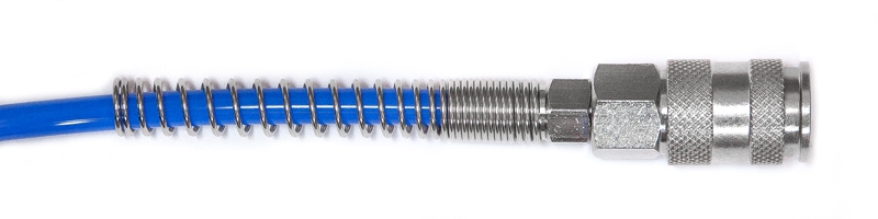 Profi spirálová PU hadice 10 m, o 8/12 mm, s rychlospojkou