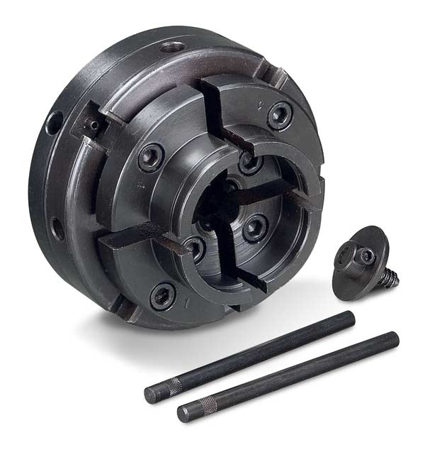 Holzstar® Čtyřčelisťové sklíčidlo o 100 mm, sada 1