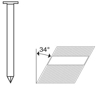 Aircraft® Hřebíky Typ RN O 3,1 × 90 mm (3 000 ks)