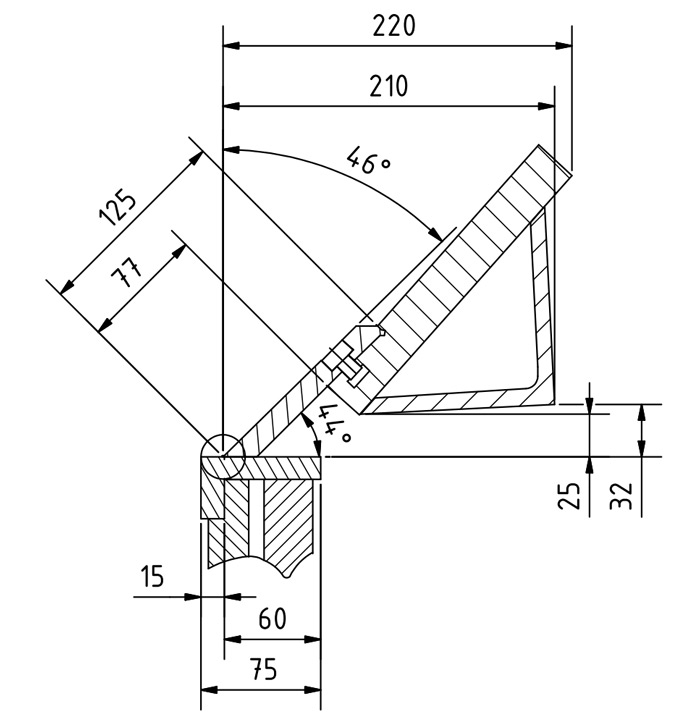 Metallkraft® Ruční ohýbačka plechu FSBM 1020-25 E