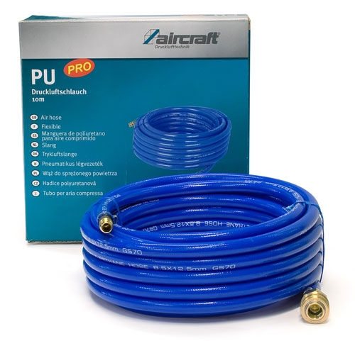 Aircraft® PU tlaková hadice PRO 10 m, O 8/12 mm s rychlospojkami