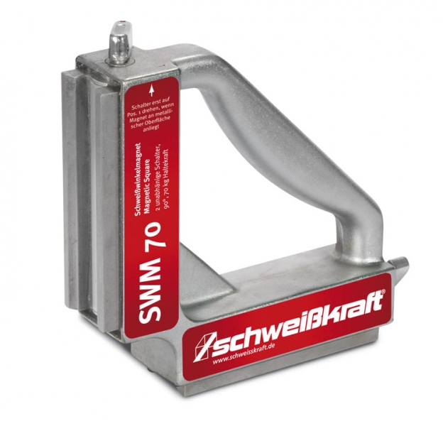 Schweißkraft® Vypínatelný svařovací úhlový magnet SWM 70