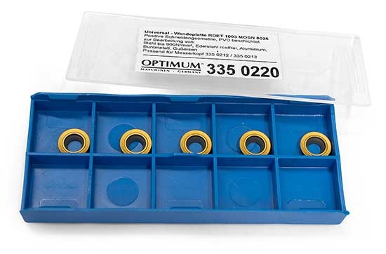 OPTIMUM Břitové otočné destičky RDET – sada 5 ks