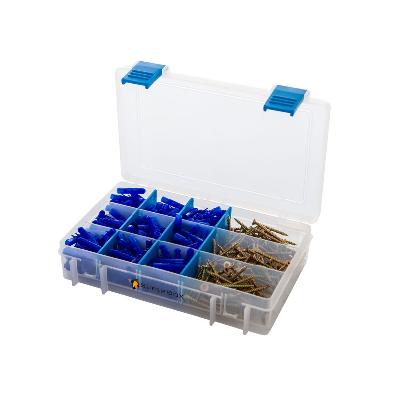 Super box - vruty a hmoždinky pro průměr vrtaného otvoru 5 mm - MAGG 23012