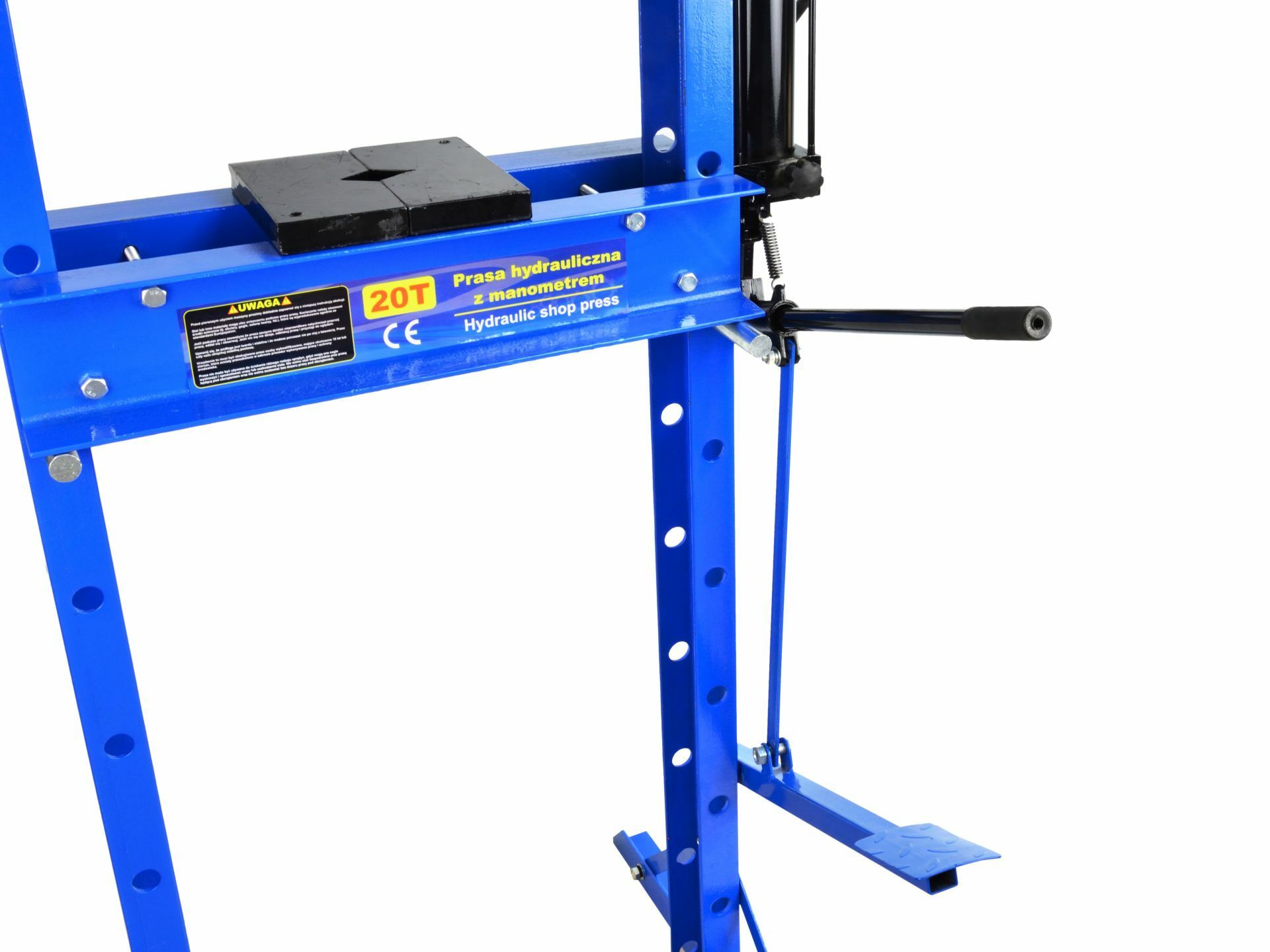 Hydraulický dílenský lis 20 T, s manometrem