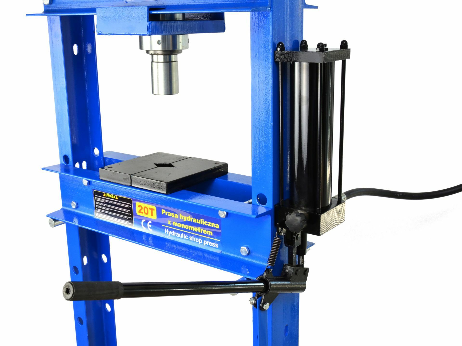 Hydraulický dílenský lis 20 T, s manometrem