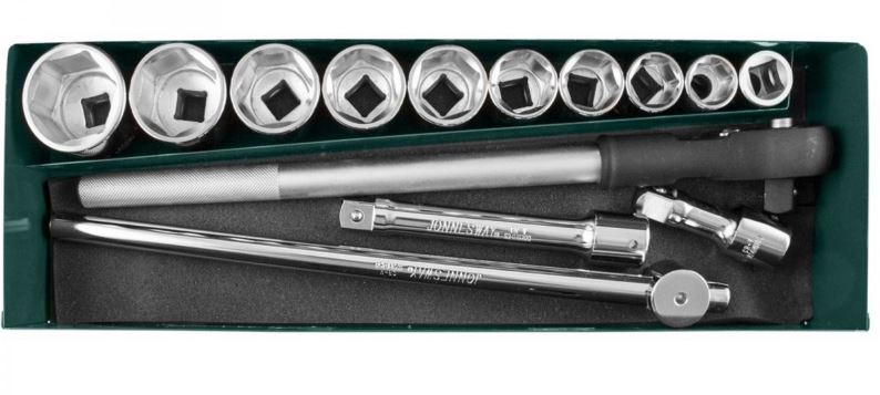 Gola sada 3/4", 6hranné hlavice, velikost 22-50 mm, 14 ks - JONNESWAY S04H6315SA