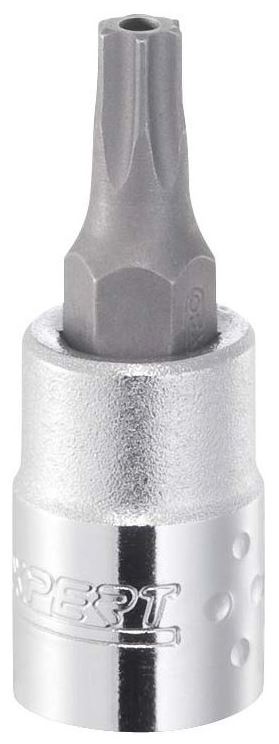 Hlavice 1/4" zástrčná s otvorem TORX (různé velikosti) - Tona Expert Velikost: TT27