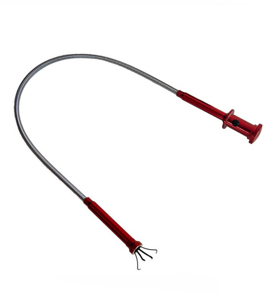 Magnetický vytahovák s LED osvětlením a háčky, délka 62 cm, ohebný - VT01546B