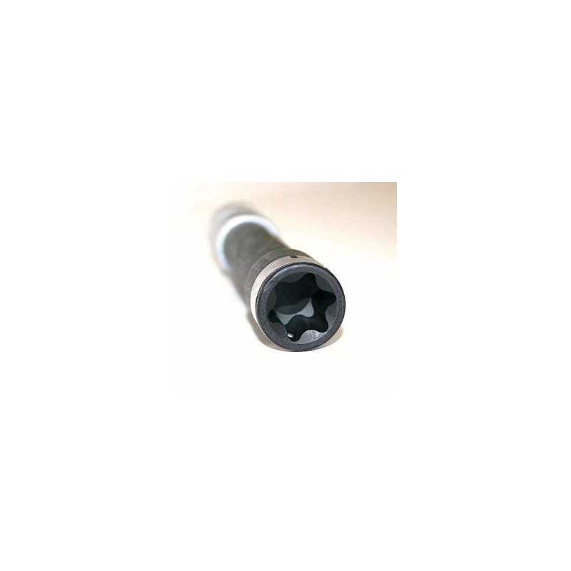 Nástrčná hlavice Torx E, velikost E10, 1/2", extra dlouhá 140 mm - SATRA
