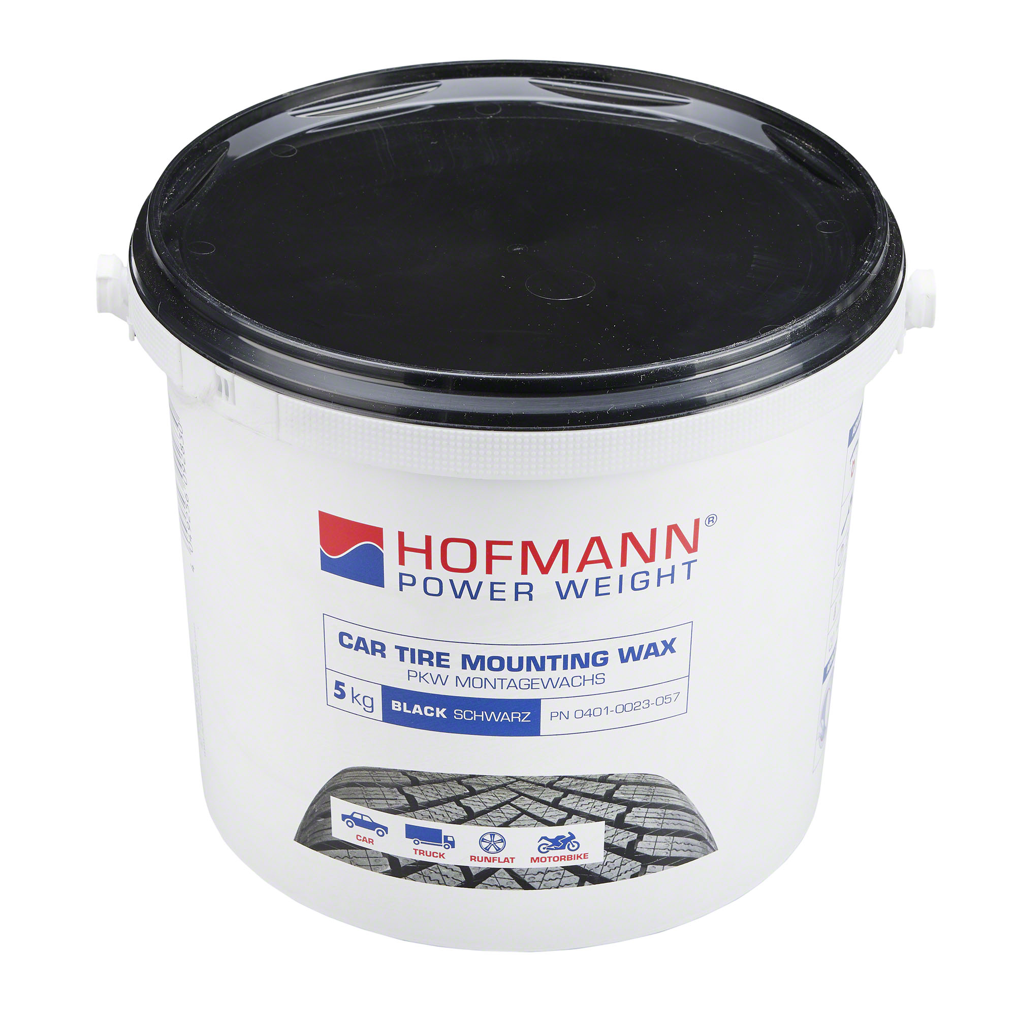 Montážní vosk, pasta černá 5kg - HOFFMANN