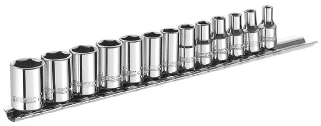 Sada hlavic 1/4″ 6 hranné 13 dílná- Tona Expert (E194675T)