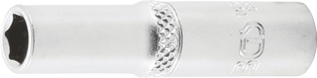 BGS technic Hlavice nástrčná 1/4", 6hranná, prodloužená, 7 mm, Pro Torque - BGS 10507