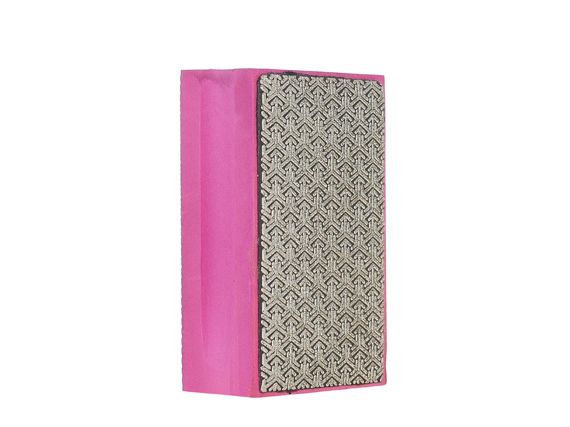 GEKO Diamantová brusná houba 130x80x35 mm, různé hrubosti