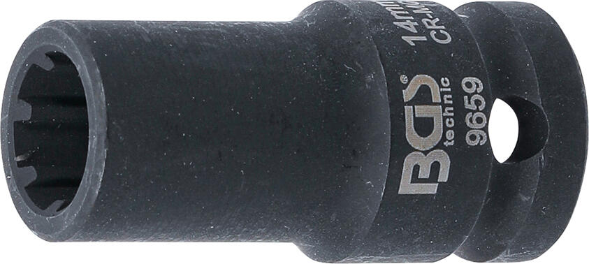 Nástrčná hlavice 1/2", 14 mm, na brzdové třmeny Audi A5, A6L, Q5, Q7 (2017-) - BGS 9659