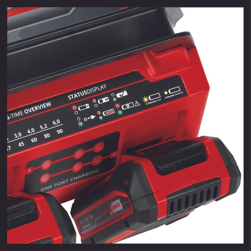 Nabíječka 2x2, 4 A, Power X-Change Quattrocharger - Einhell