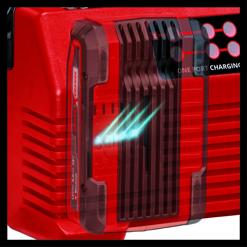 Nabíječka 2x2, 4 A, Power X-Change Quattrocharger - Einhell