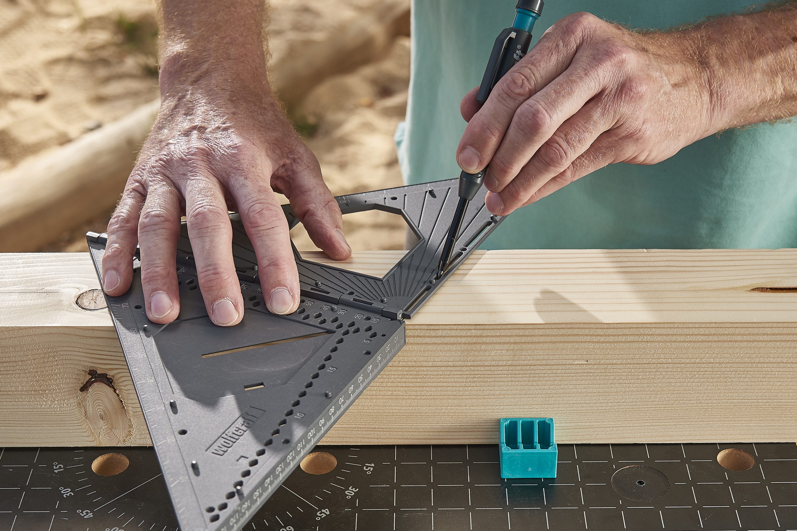 Měřicí a vyznačovací úhelník, multifunkční – Wolfcraft