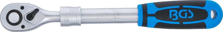 Teleskopická ráčna 1/2", přepínací, 305-445mm, 72 zubů - BGS 25122