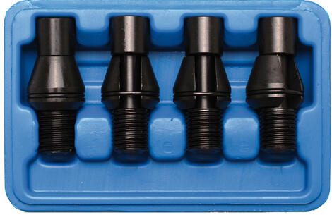 Čepy pro vystředění nápravnice VAG, M14x1,5, sada 4 kusy - BGS 8715